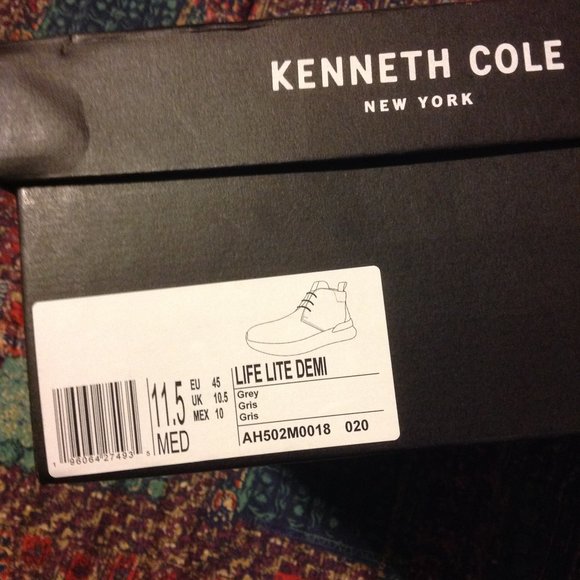 Kenneth Cole NY Men's Life Lite Demi Gray Suede Chukka Boots -11.5M - New in Box - Picture 10 of 11